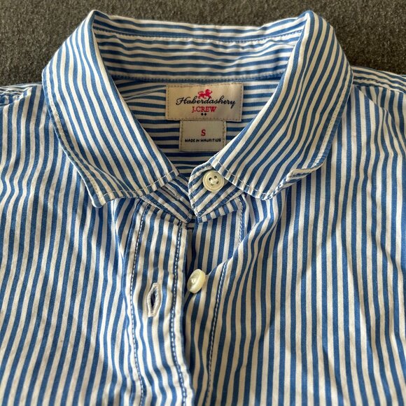 Men's Button Down Long Sleeve Striped Shirt - Picture 3 of 6